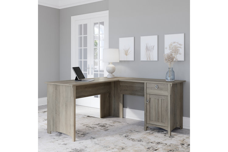 Grovetown solid deals wood campaign desk